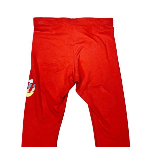 Nike Leggings Womens S Red Running Workout Athleisure Stretchy Y2K Capri Pull On - Picture 5 of 13